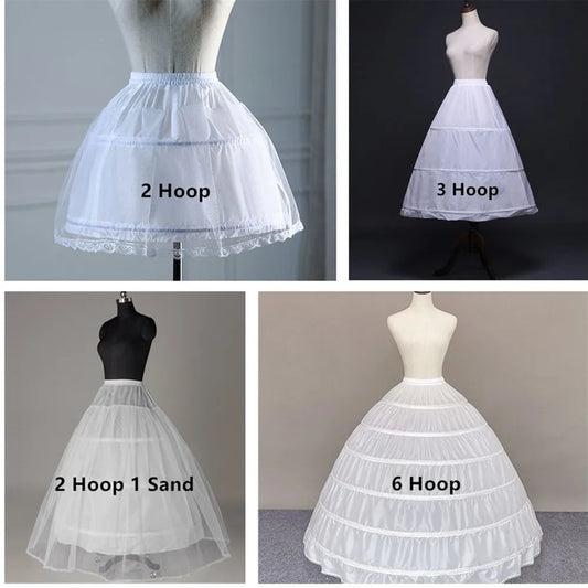 Wholesale Petticoat Crinoline Slips Hoop Skirt Vintage Underskirt For Gown Dress Many Styles For Bridal Wedding